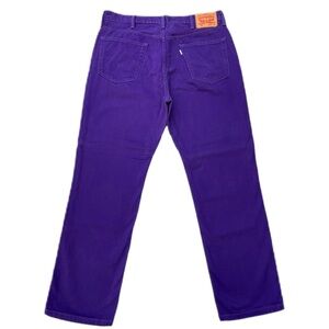 🔹SOLD🔹Vintage Levi’s Purple 541 Straight Leg Athletic Fit Jeans Pants